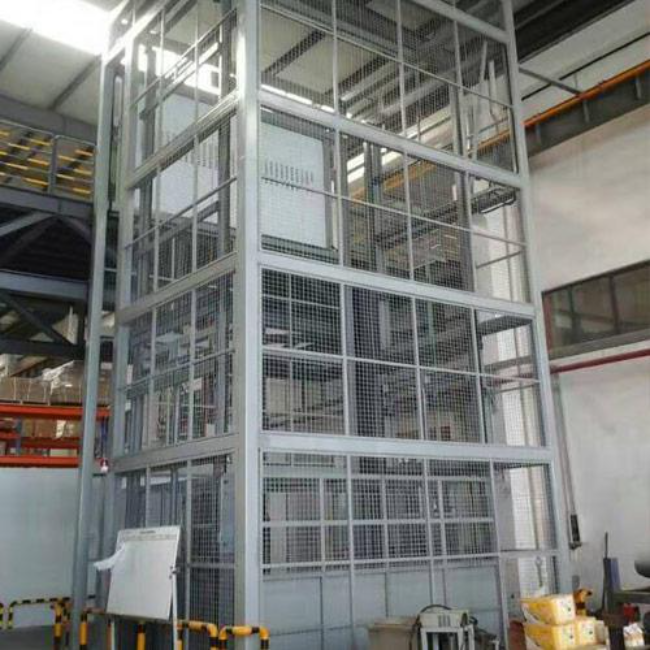 七坊镇导轨式升降平台货梯